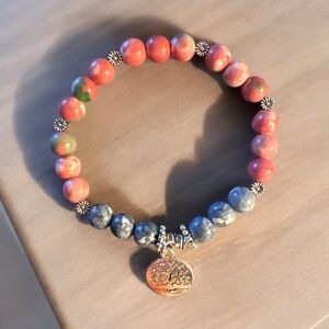 Natural Stone Bead Bracelet